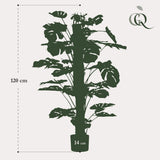 Kunstplant - Monstera Deliciosa