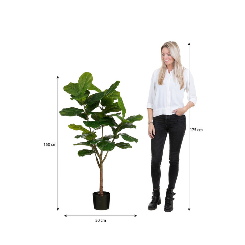Ficus Lyrata Kunstplant in Pot