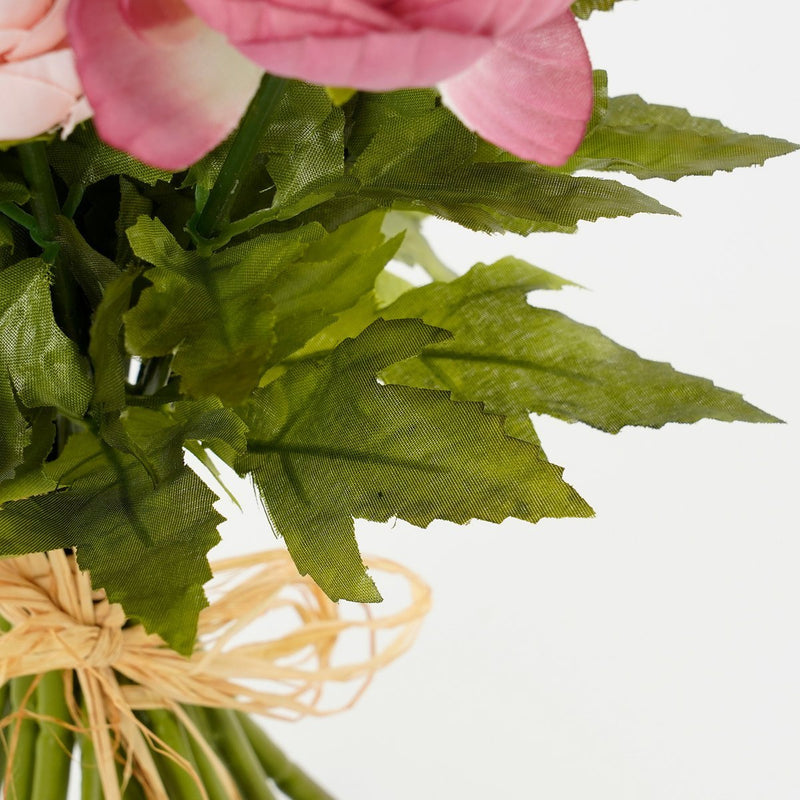 Ranonkels Kunstbloemen Boeket - H35 x Ø26 cm - Roze